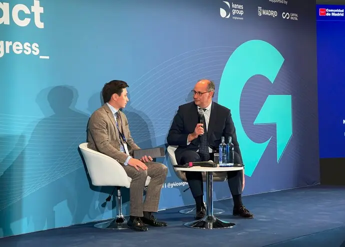 El consejero L&oacute;pez-Valverde, en el foro GovTech 4 Impact World Congress - Foto Comunidad de Madrid