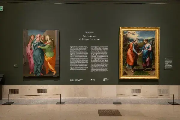 Imagen de La Visitaci&oacute;n en las salas del Museo del Prado. Foto &copy; Museo Nacional del Prado