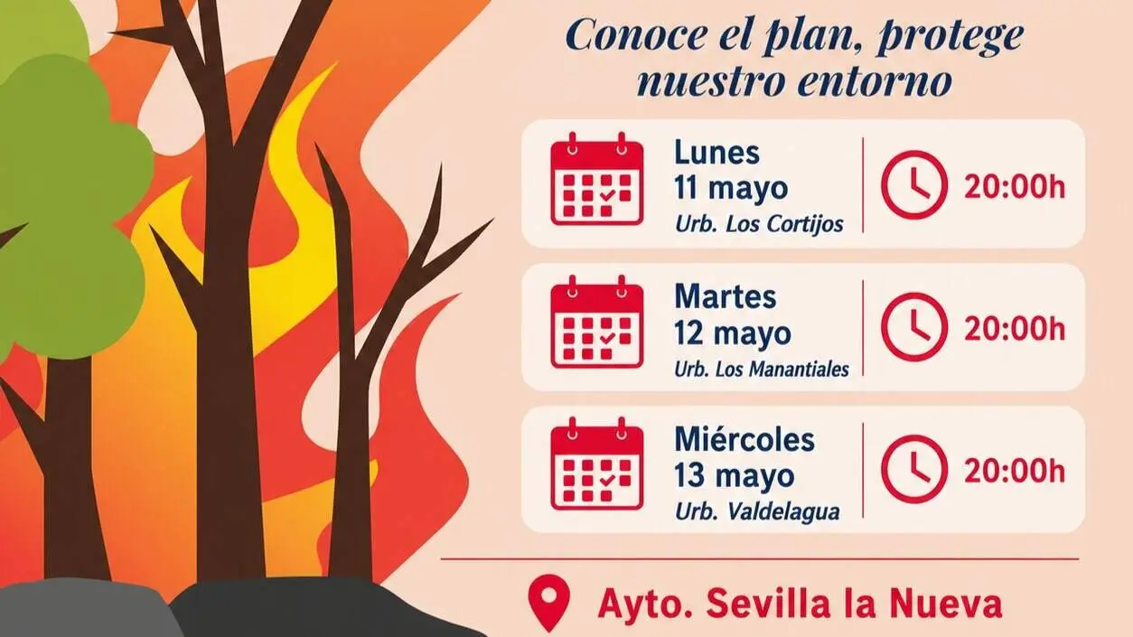 Cartel del Ayuntamiento de Sevilla La Nueva