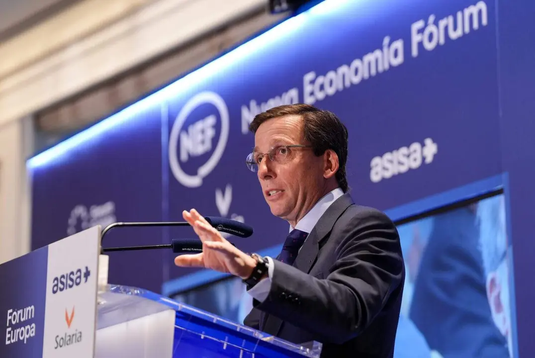 Almeida, en el desayuno informativo de F&oacute;rum Europa - Foto Ayuntamiento de Madrid