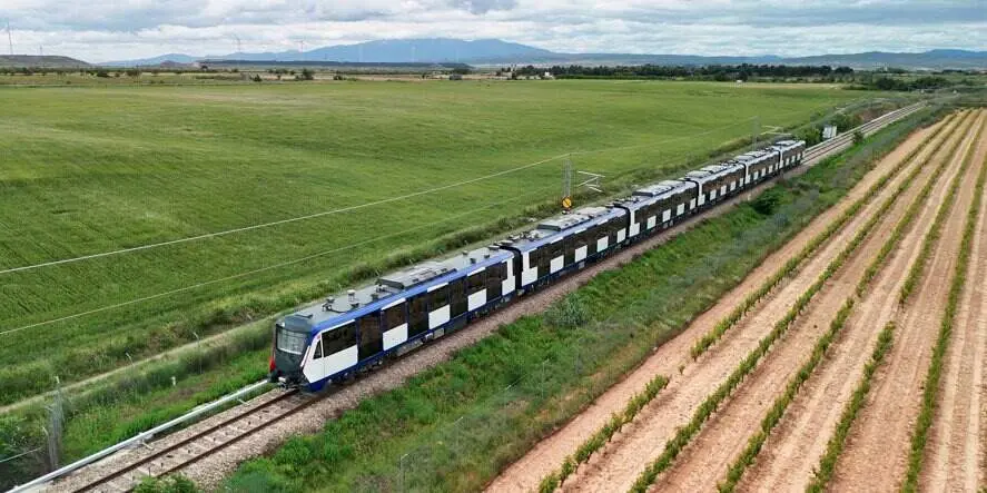 Pruebas de los futuros trenes de la L&iacute;nea 6 de Metro - Foto Comunidad de Madrid