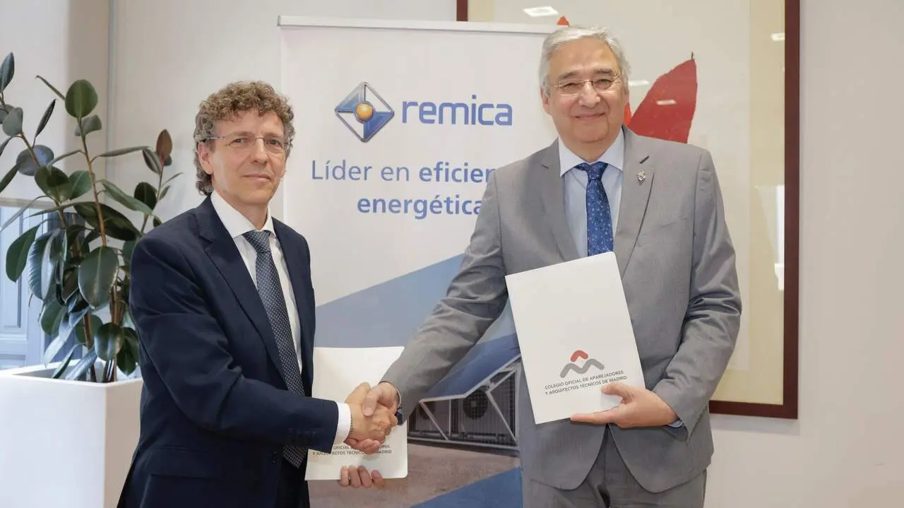 El Colegio de Aparejadores de Madrid y Remica firman una alianza para potenciar la rehabilitaci&oacute;n energ&eacute;tica y la formaci&oacute;n t&eacute;cnica - Foto del Colegio Oficial de Aparejadores y Arquitectos T&eacute;cnicos de Madrid