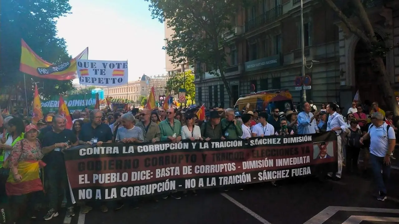 Cabecera de la manifestaci&oacute;n | Foto de Servimedia