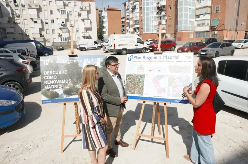 Momento de la presentaci&oacute;n del plan en Ciudad Lineal - Foto Ayuntamiento de Madrid