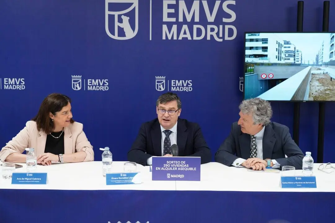 Momento del sorteo de hoy - Foto Ayuntamiento de Madrid