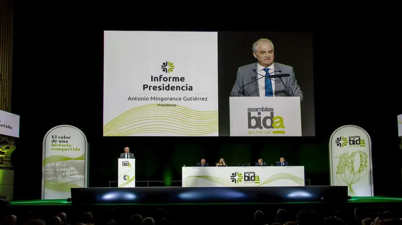 Antonio Mingorance en la X Asamblea General de Bidafarma - Foto de Bidafarma