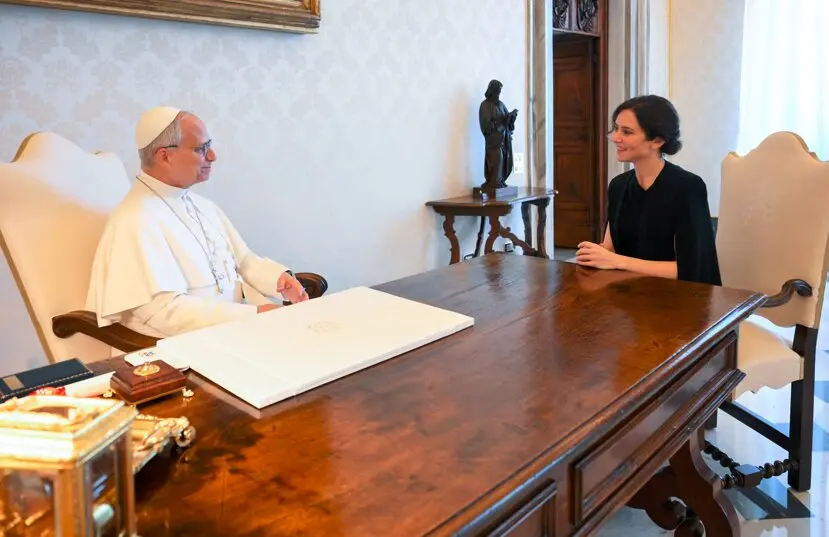 Ayuso visita al Papa Le&oacute;n Le&oacute;n XIV - Foto Comunidad de Madrid