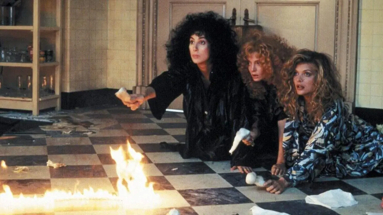 Fotograma de la pel&iacute;cula 'Las brujas de Eastwick' (1987) - Foto Ayuntamiento de Madrid