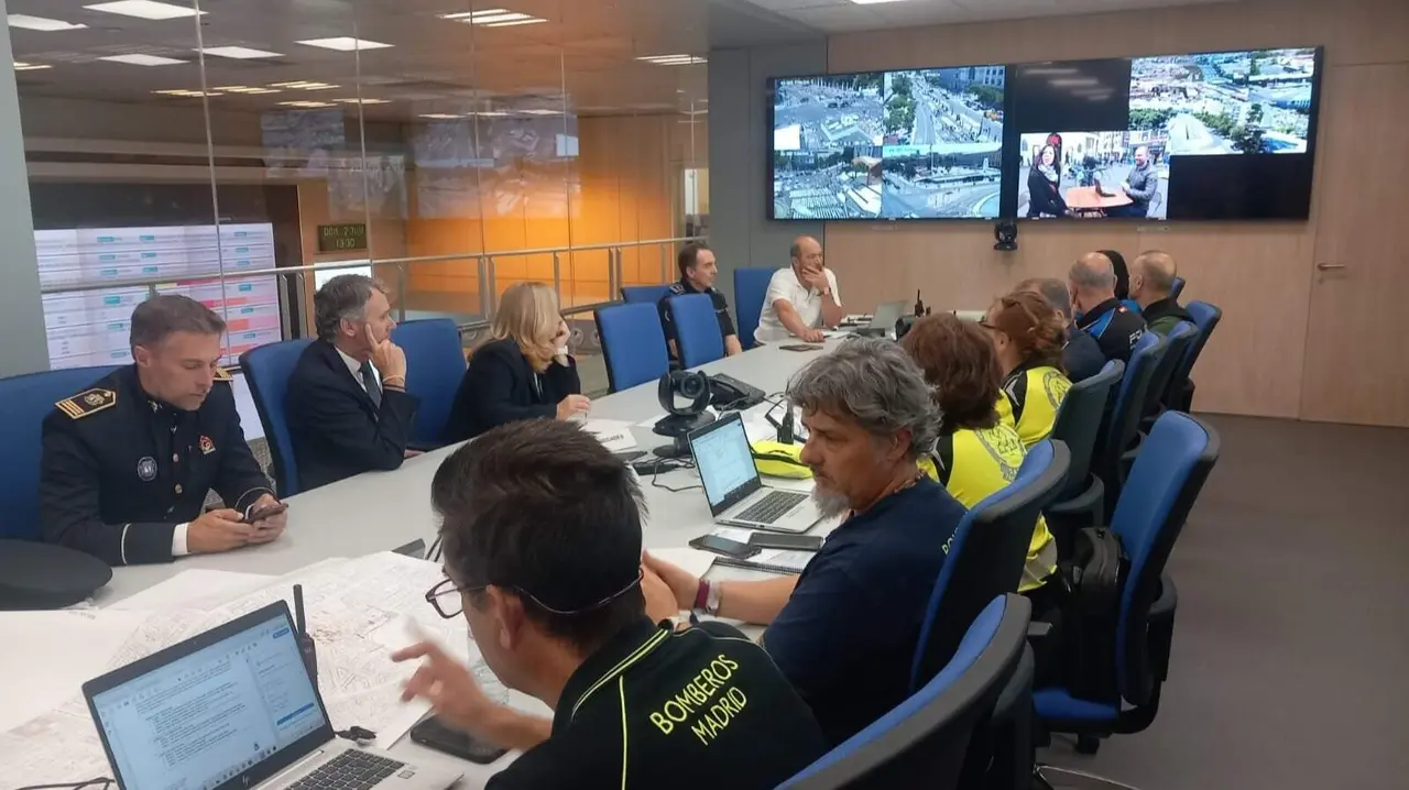 Reuni&oacute;n de balance del Cecor | Foto del Samur-Protecci&oacute;n Civil