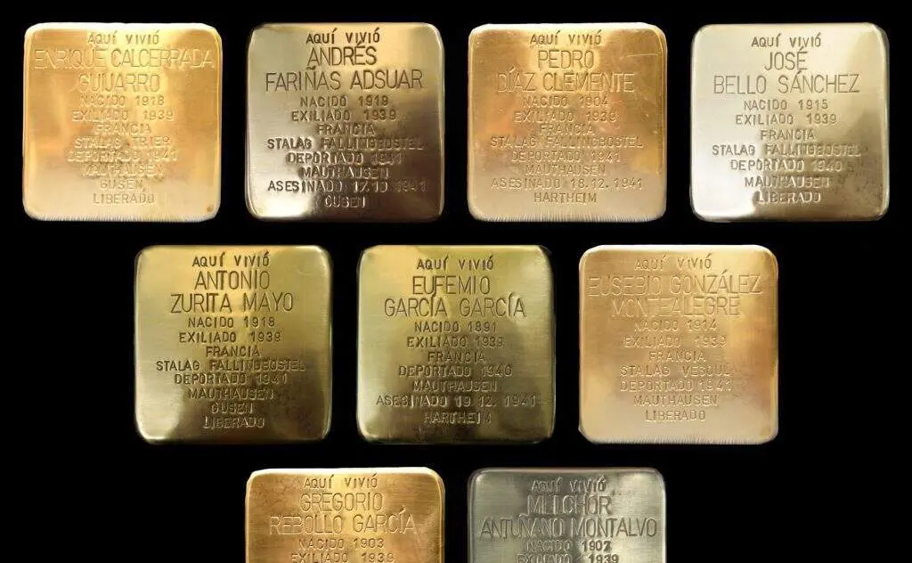 Stolpersteine - Foto Asociaci&oacute;n para la Recuperaci&oacute;n de la Memoria Hist&oacute;rica