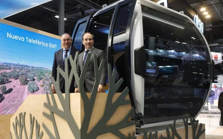 Nueva cabina del futuro Telef&eacute;rico de Madrid en el Global Mobility Call - Foto Ayuntamiento de Madrid