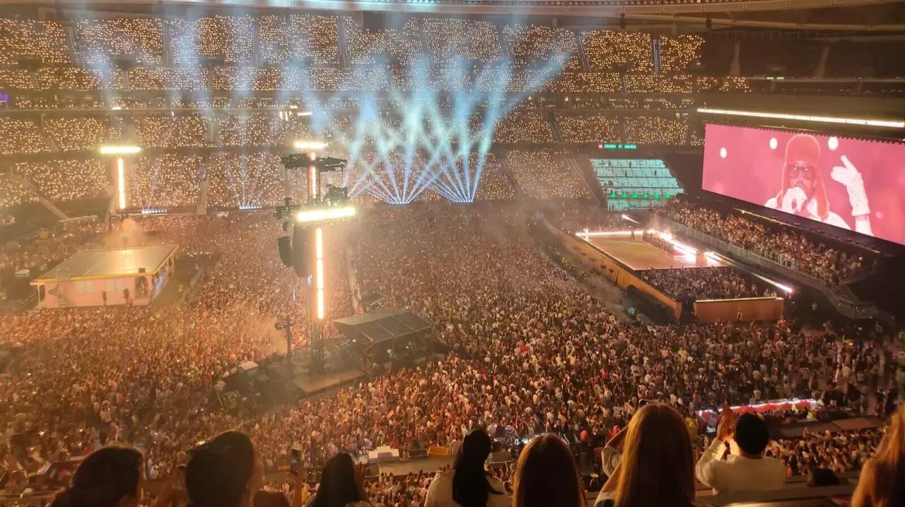 &Uacute;ltimo concierto de Bad Bunny en el Riyadh Air Metropolitano de Madrid
