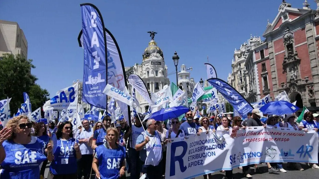 Manifestaci&oacute;n T&eacute;cnicos Sanitarios