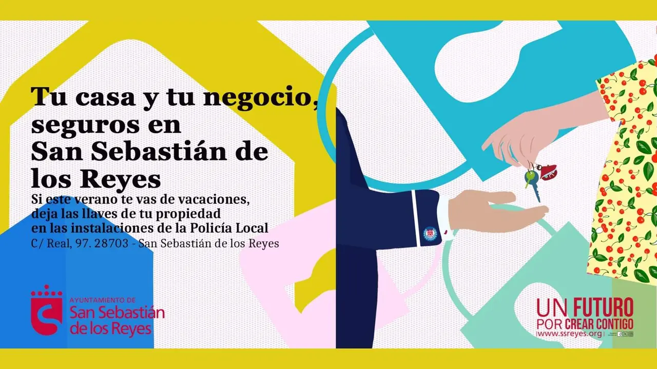 San Sebasti&aacute;n de los Reyes activa un plan estival que permite dejar las llaves a la Polic&iacute;a ante emergencias - Imagen del Ayuntamiento de San Sebasti&aacute;n de los Reyes