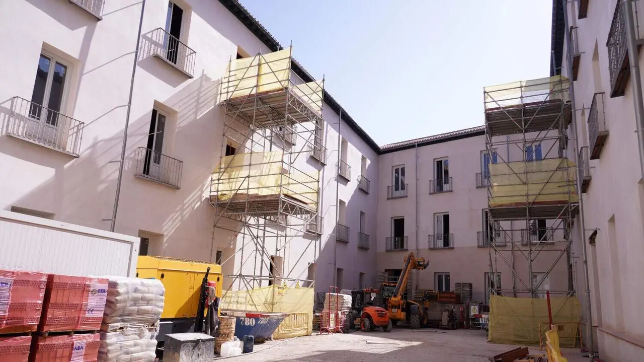 Obras del Palacio de la Duquesa de Sueca para habilitar dos nuevos equipamientos sociales