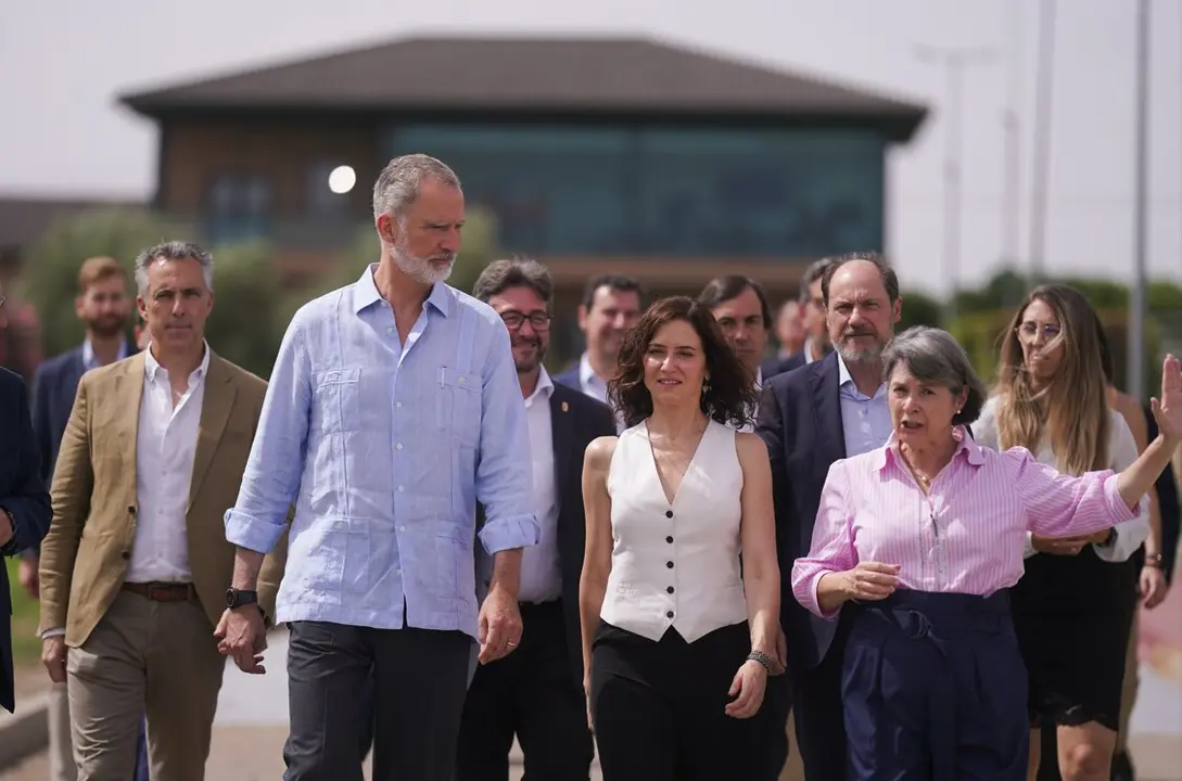D&iacute;az Ayuso inaugura con el Rey Felipe VI el  Centro de Innovaci&oacute;n de Agua y Energ&iacute;a - Foto Comunidad de Madrid