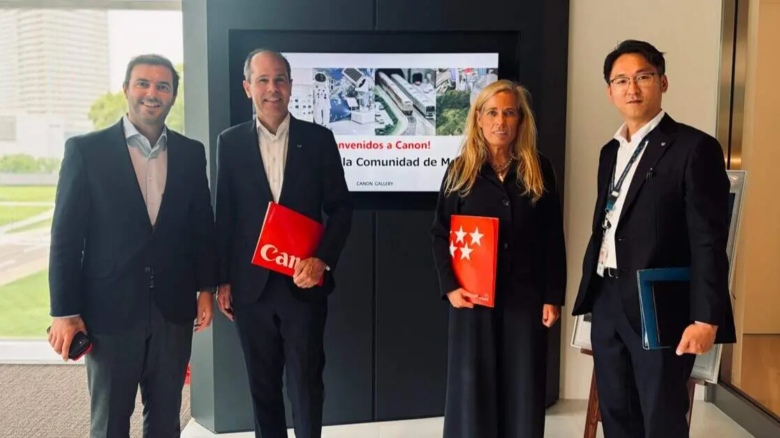 La consejera Albert ha visitado hoy en Tokio las sedes centrales de  NTT Data, Canon y Mitsubishi - Foto Comunidad de Madrid