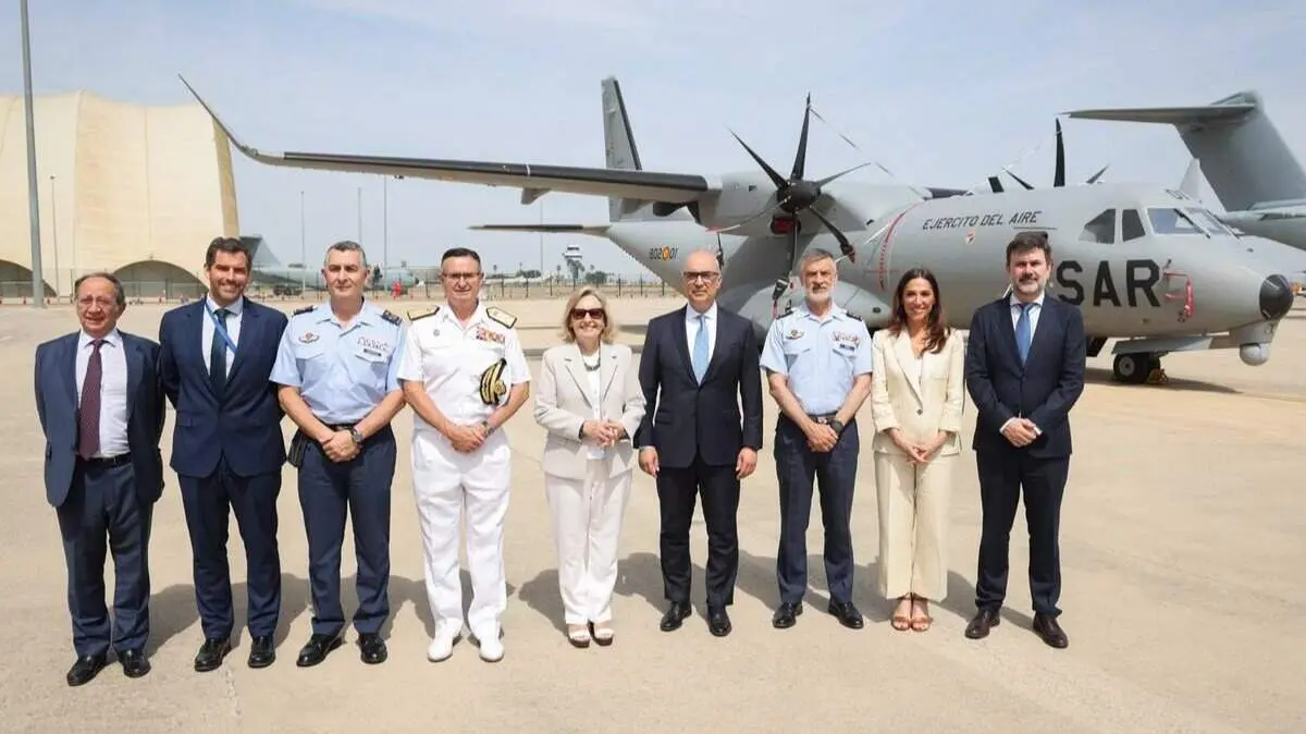 El Ej&eacute;rcito del Aire recibe su primer C295 de rescate para blindar la vigilancia mar&iacute;tima en Canarias - Foto del Ministerio de Defensa