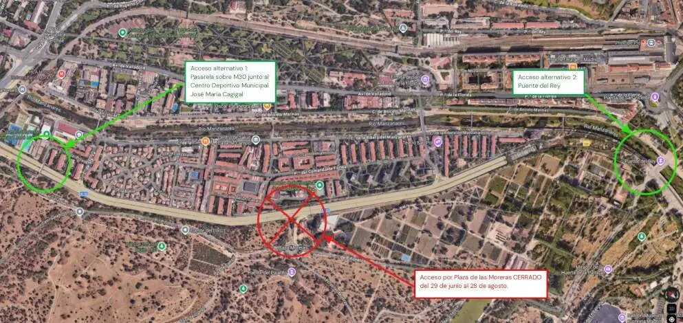 Paso inferior colonia Manzanares &ndash; Casa de Campo