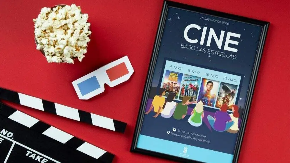 Majadahonda abre su cine de verano con cuatro grandes pel&iacute;culas gratis en el Parque de Col&oacute;n - Imagen del Ayuntamiento de Majadahonda