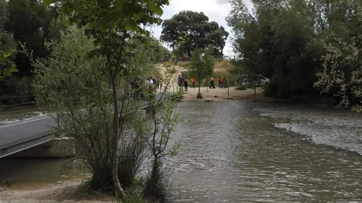 Imagen zona r&iacute;o Manzanares a su paso por los alrededores de la presa de Mingorrubio - Foto Ayuntamiento de Madrid
