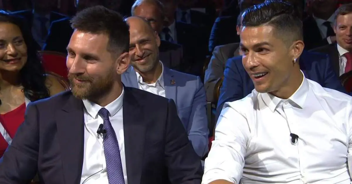 Lionel Messi y Cristiano Ronaldo - UEFA