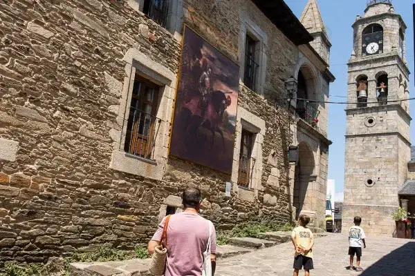 Puebla de Sanabria. Carlos V en la batalla de M&uuml;hlberg, de Tiziano. Foto &copy; Emilio Fraile