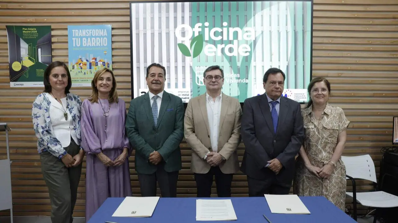 Representantes del Ayuntamiento de Madrid, AECIM y AECOM