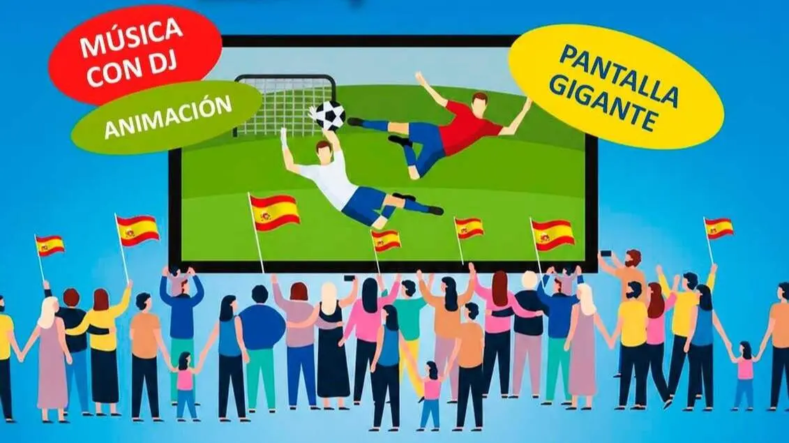 Alcal&aacute; instalar&aacute; una pantalla gigante en la Plaza de Cervantes para vibrar con la final del Mundial - Imagen del Ayuntamiento de Alcal&aacute; de Henares