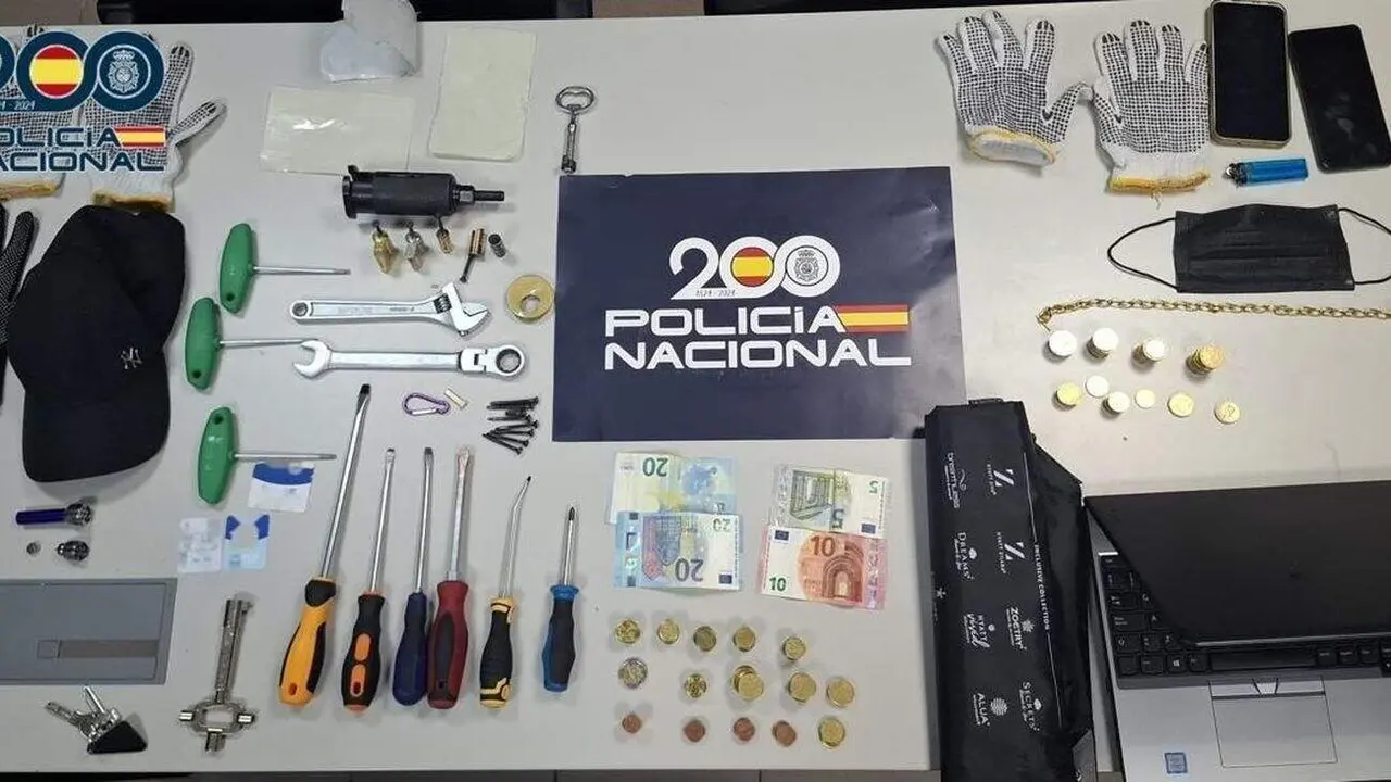 Foto de lo detenido por la Polic&iacute;a Nacional - Polic&iacute;a Nacional