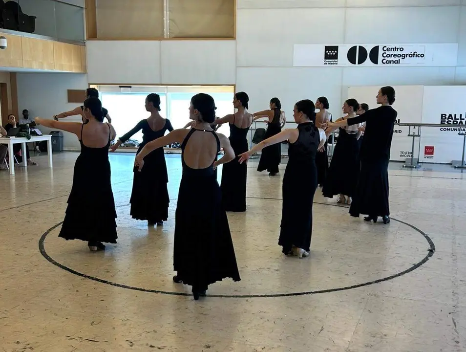 Aspirantes durante las audiciones en el Centro Coerogr&aacute;fico Canal. &copy;Comunidad de Madrid