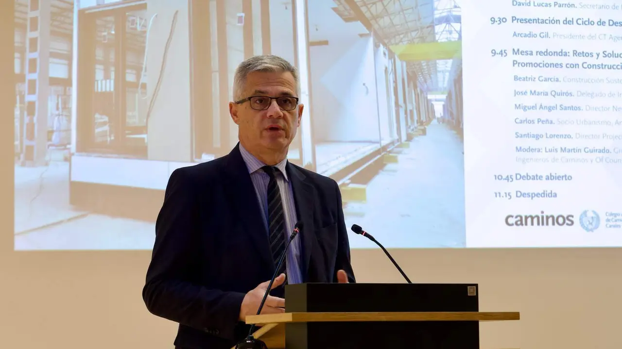 David Lucas en el Colegio de Ingenieros - Foto del Ministerio de Vivienda y Agenda Urbana
