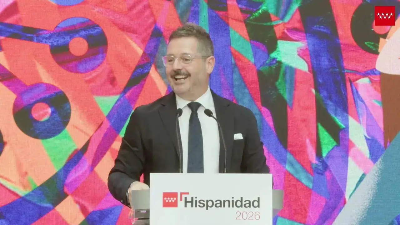 Mariano de Paco Serrano, consejero de Cultura, Turismo y Deporte, presenta Hispanidad 2026 - Foto de la Comunidad de Madrid