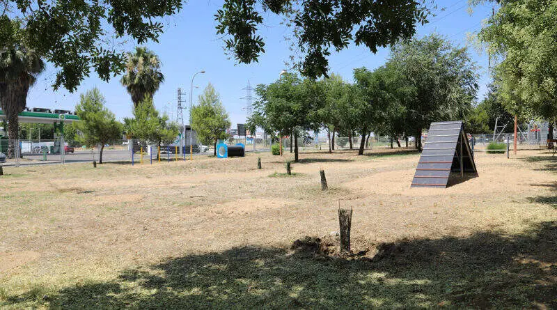 Getafe inaugura en El Bercial una nueva &aacute;rea canina de m&aacute;s de 2.000 metros cuadrados con circuito 'Agility' - Foto del Ayuntamiento de Getafe