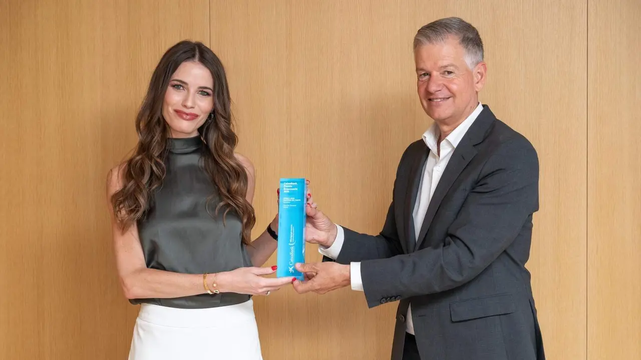 M&oacute;nica Sada, fundadora de UNICSKIN, galardonada con el 'CaixaBank Premio Empresaria' en la Comunidad de Madrid
