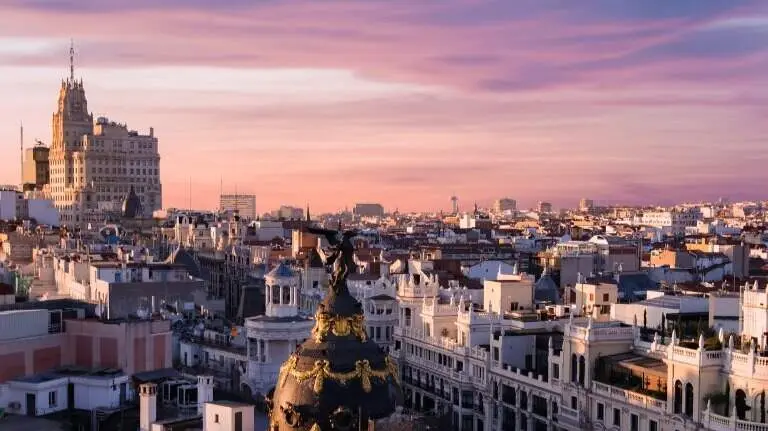 Ocupaci&oacute;n en agosto vista del centro de Madrid - Foto de la Asociaci&oacute;n Empresarial Hotelera de Madrid (AEHM)