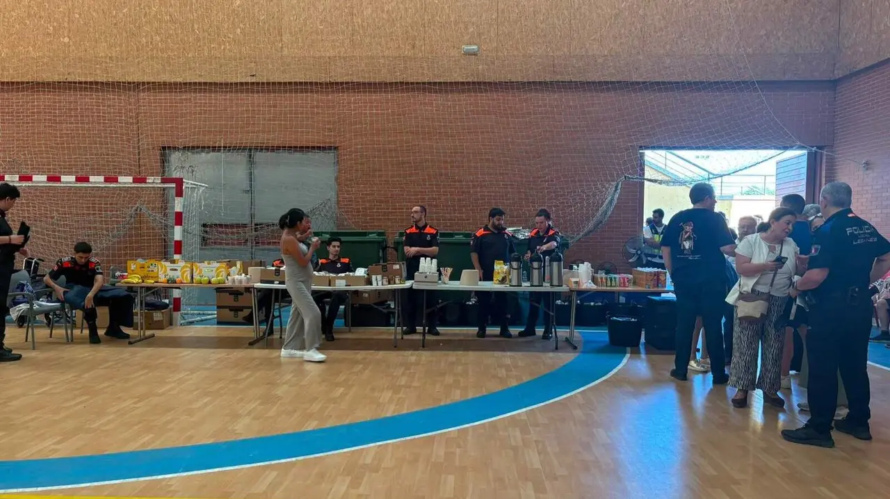 Uno de los centros habilitados para los afectados | Foto de Comunidad de Madrid
