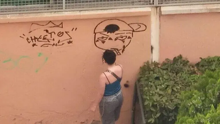 La Polic&iacute;a Local de Galapagar "caza" a una grafitera en directo gracias a su unidad de drones - Foto del Ayuntamiento de Galapagar