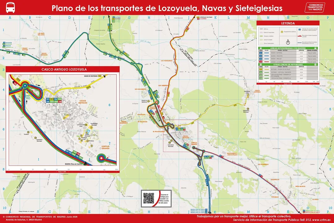 VITRAIN Plano tur&iacute;stico Lozoyuela