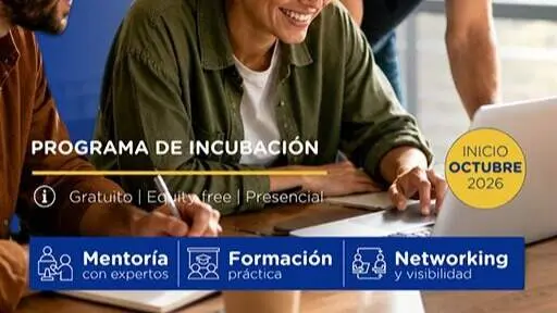 U-Start Incuba - Las Rozas Next - Cartel del Ayuntamiento de Las Rozas