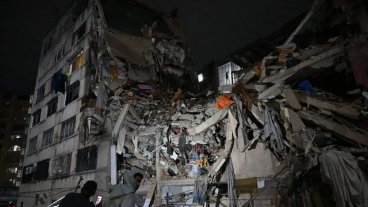 Edificio colapsado en los recientes terremotos en Venezuela - Foto Unicef