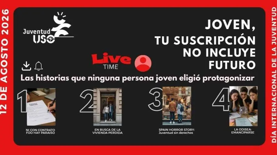USO denuncia que alquilar una vivienda absorbe el 98,7% del sueldo de un joven y retrasa la emancipaci&oacute;n a los 30 a&ntilde;os - Imagen de USO