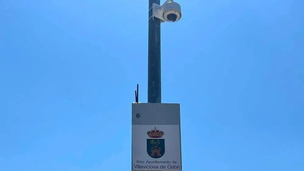 C&aacute;mara de seguridad - Foto del Ayuntamiento de Villaviciosa de Od&oacute;n