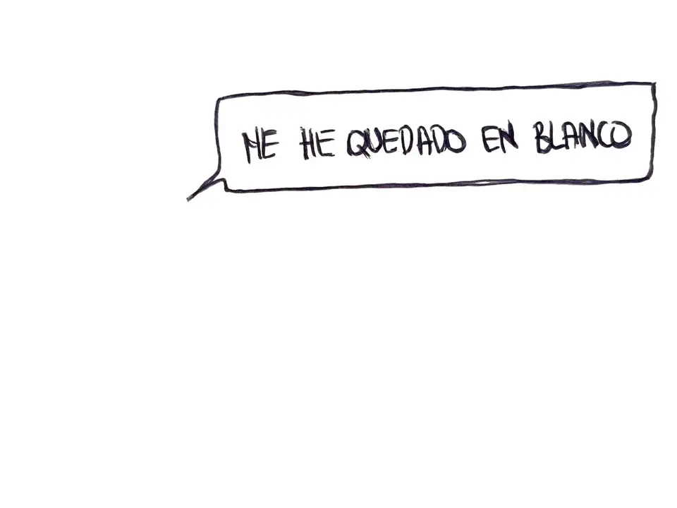 En blanco