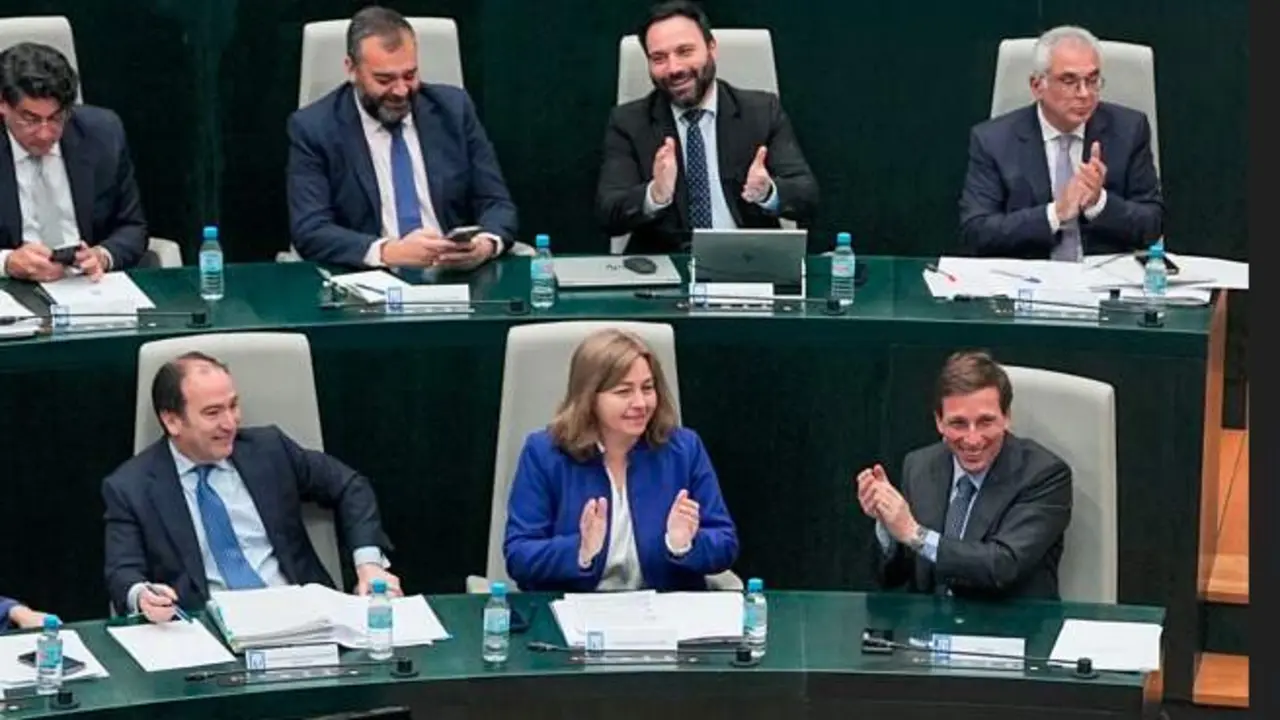 Bancada del PP en el Pleno |- Foto de Ayuntamiento de Madrid