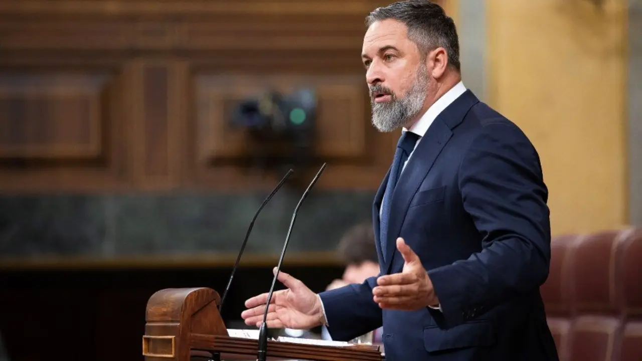 Abascal en una intervenci&oacute;n en el Congreso | Foto del Congreso