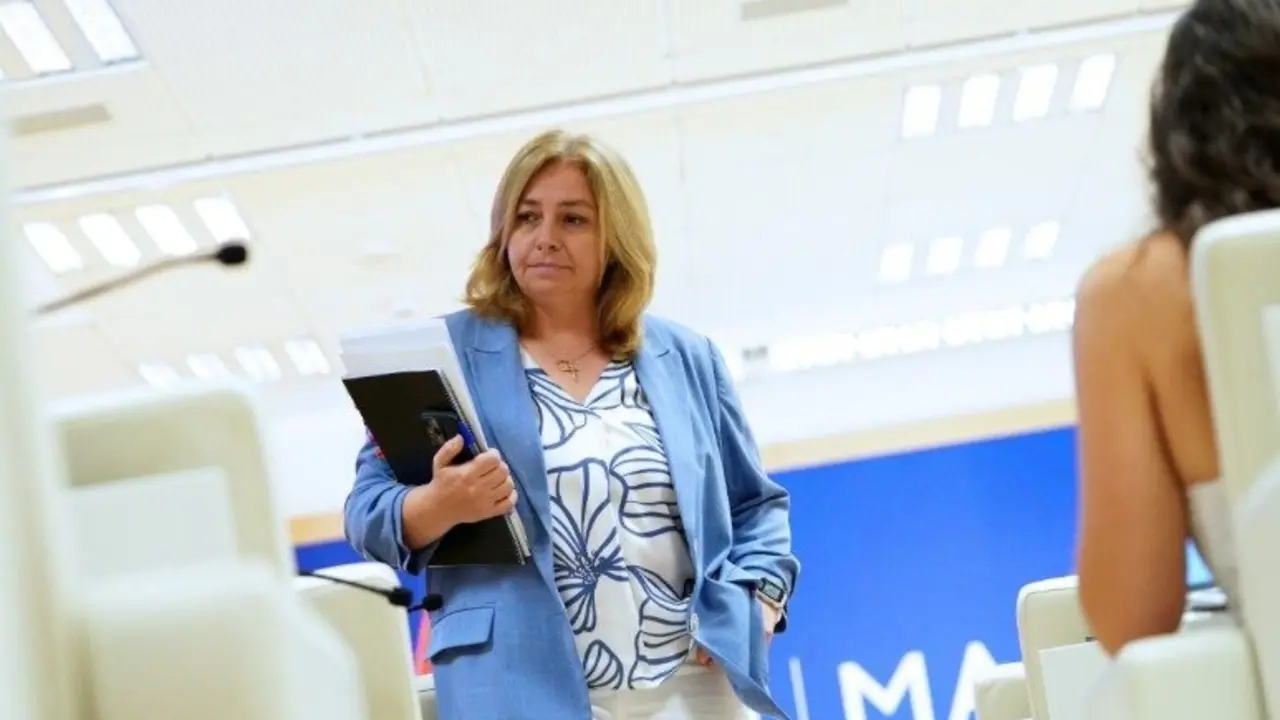 Inma Sanz en el ayuntamiento | Foto del Ayuntamiento de Madrid