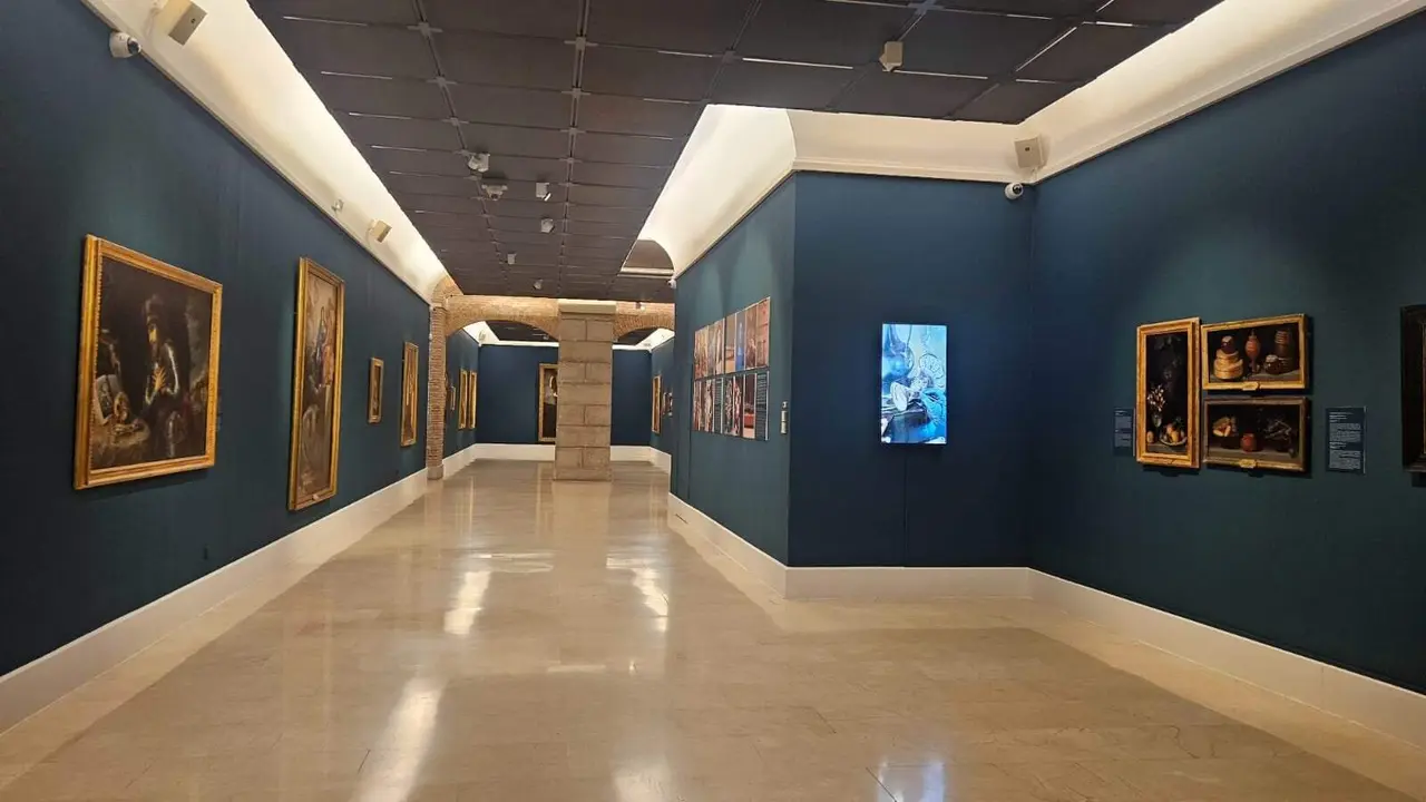 Sala exposici&oacute;n -  El arte de restaurar - Foto Real Academia de Bellas Artes de San Fernando