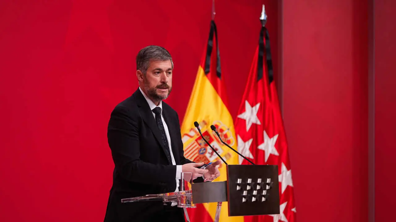 Miguel &Aacute;ngel Garc&iacute;a Mart&iacute;n en rueda de prensa - Foto de la Comunidad de Madrid
