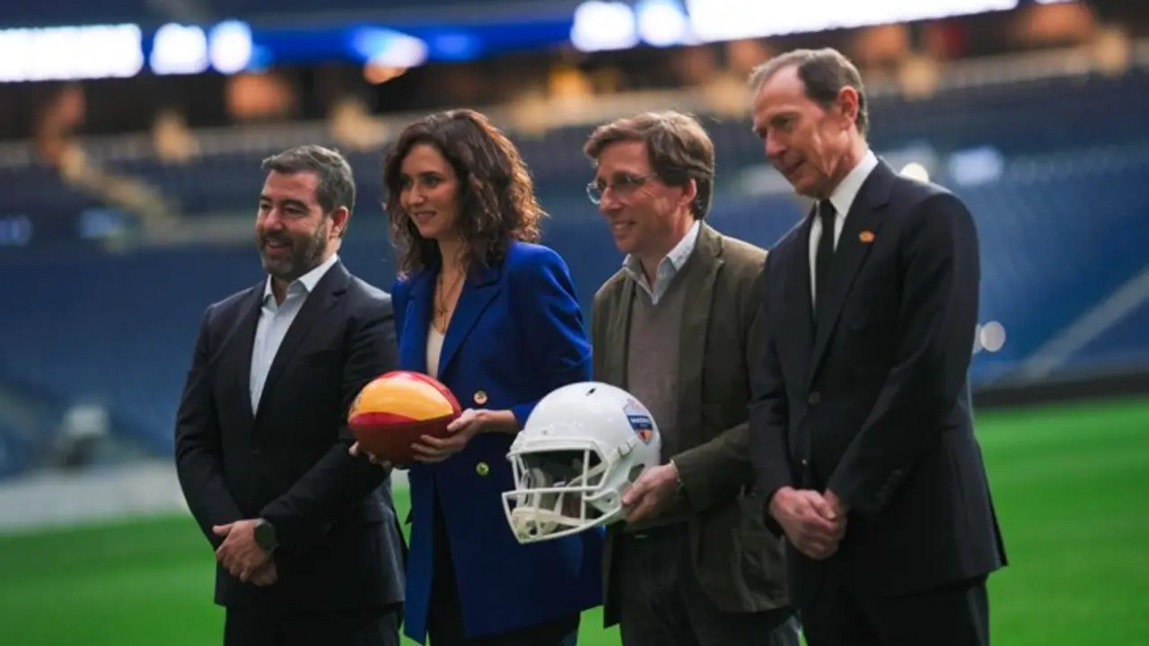 Ayuso celebra el regreso de la NFL a la regi&oacute;n por segundo a&ntilde;o consecutivo - Foto Comunidad de Madrid